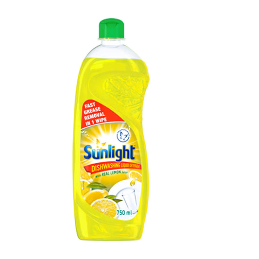 Sunlight Dishwashing Liquid Detergent (750ml)